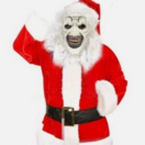 Terrifier Art The Clown Christmas Costume- 2X